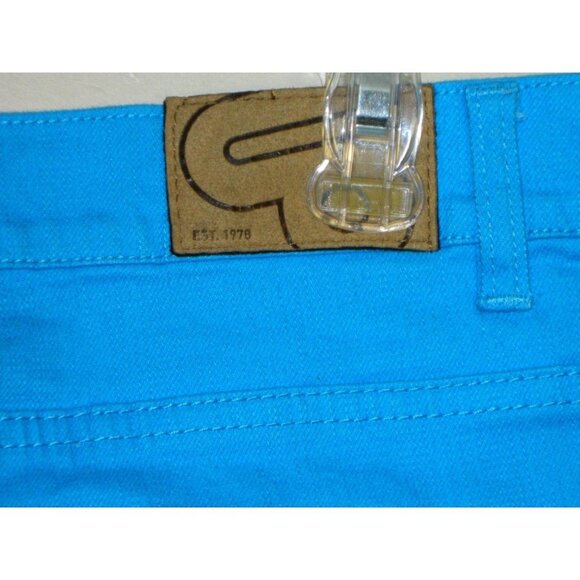 Skateboarding Titus Skinny Fit Up Turquoise Blue Jeans Size 34x33 - Picture 5 of 8
